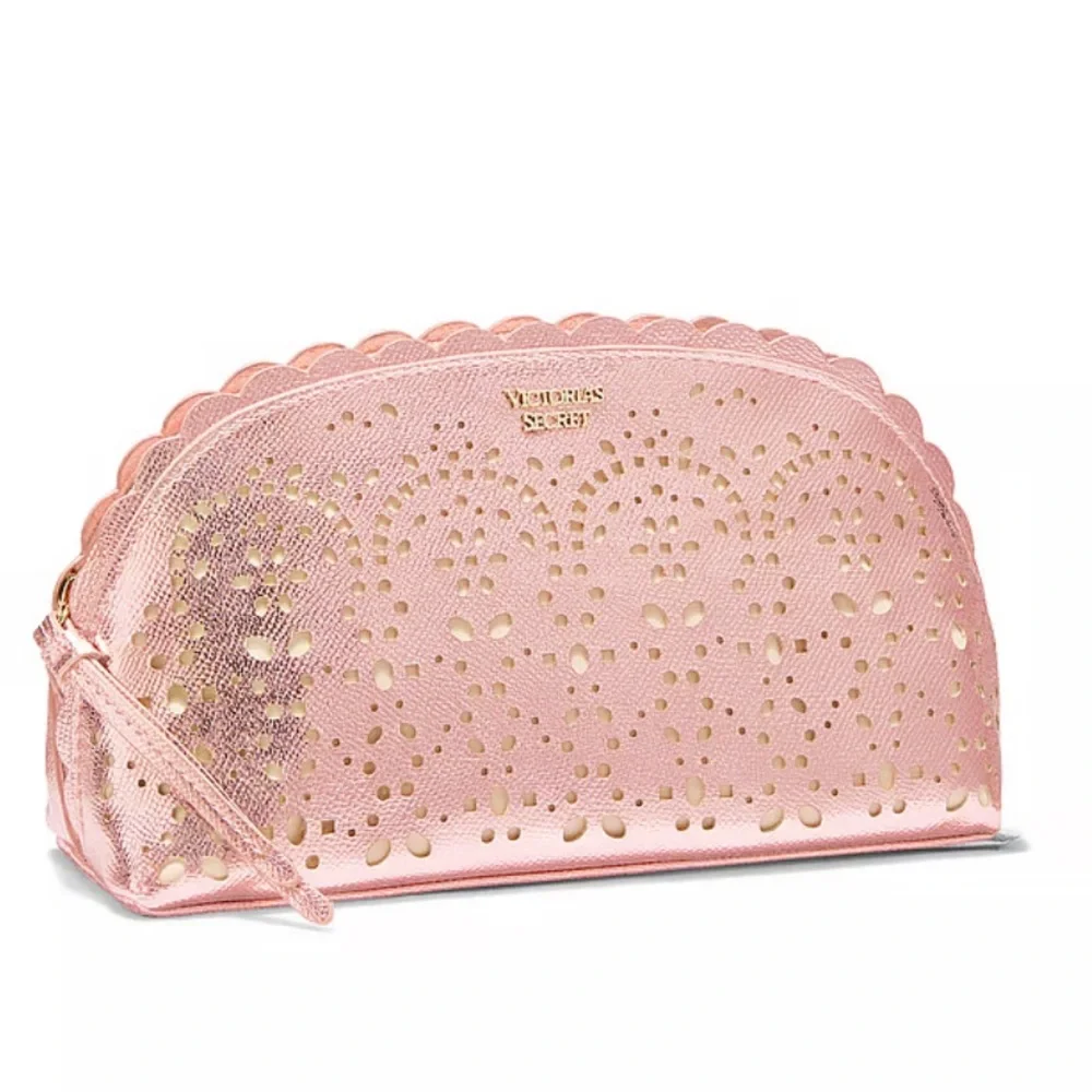 Victoria’s Secret Petal Edge Beauty Pouch Floral Cutout
